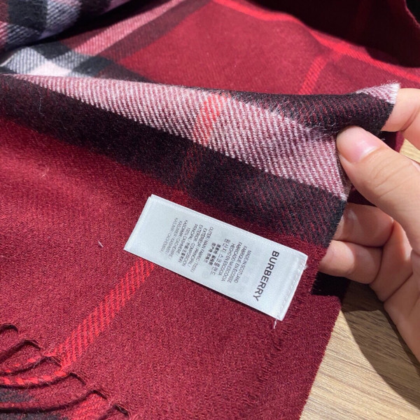 B**rry check cashmere scarf