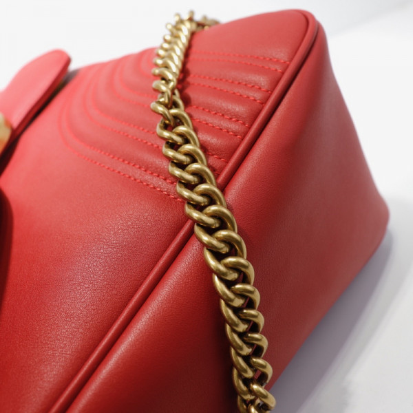 G*u*i gg marmont medium top handle bag