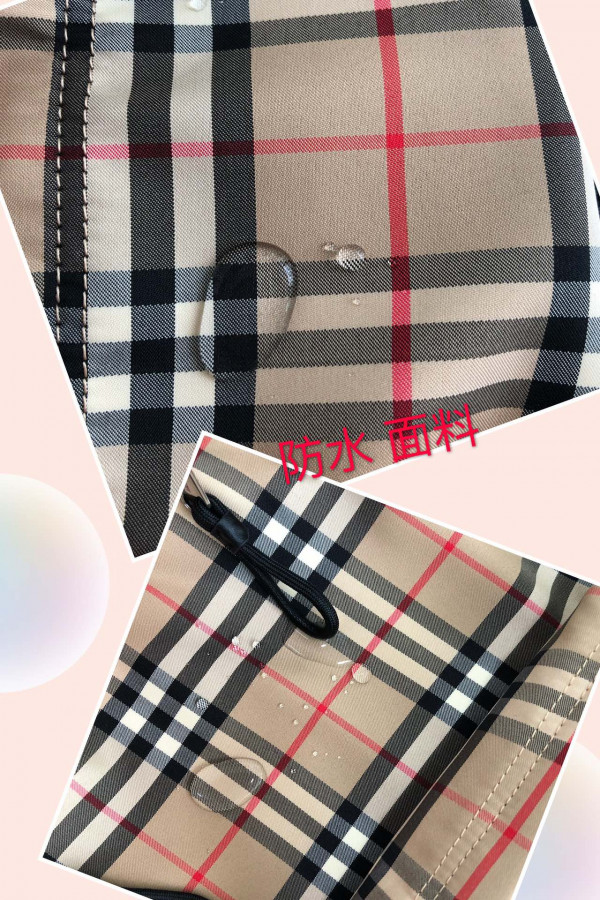 B**rry vintage check nylon backpack