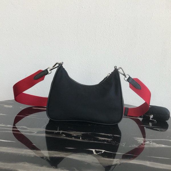 Pra*a nylon hobo bag