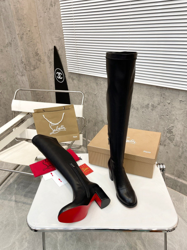 Ch**an louboutin high boots