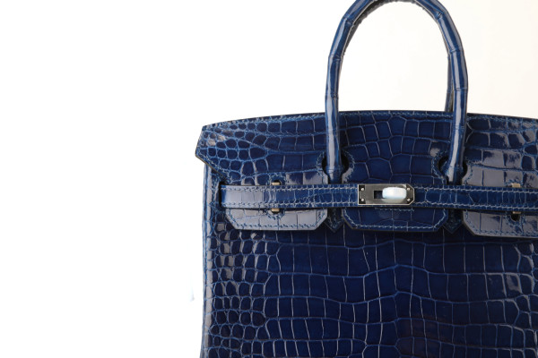 H**mes birkin 25cm crocodile leather