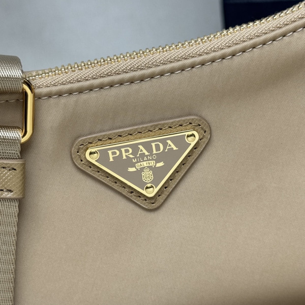 Pra*a demi-lune re-nylon shoulder bag