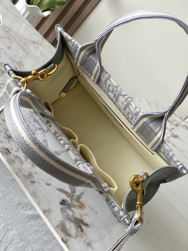 SMALL DIRO BOOK TOTE GREY-26CM