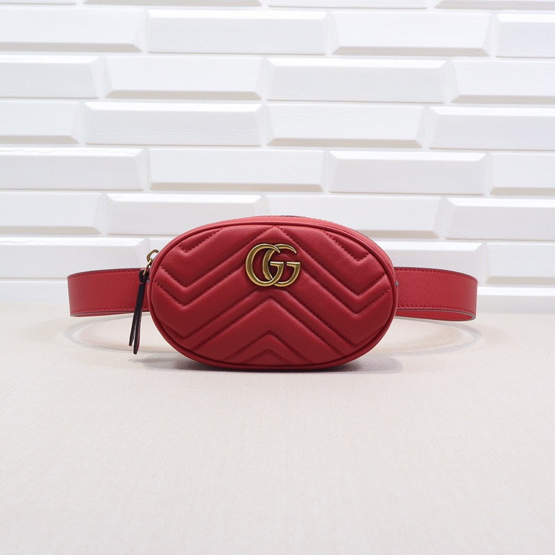 G*u*i gg marmont matelassé leather belt bag