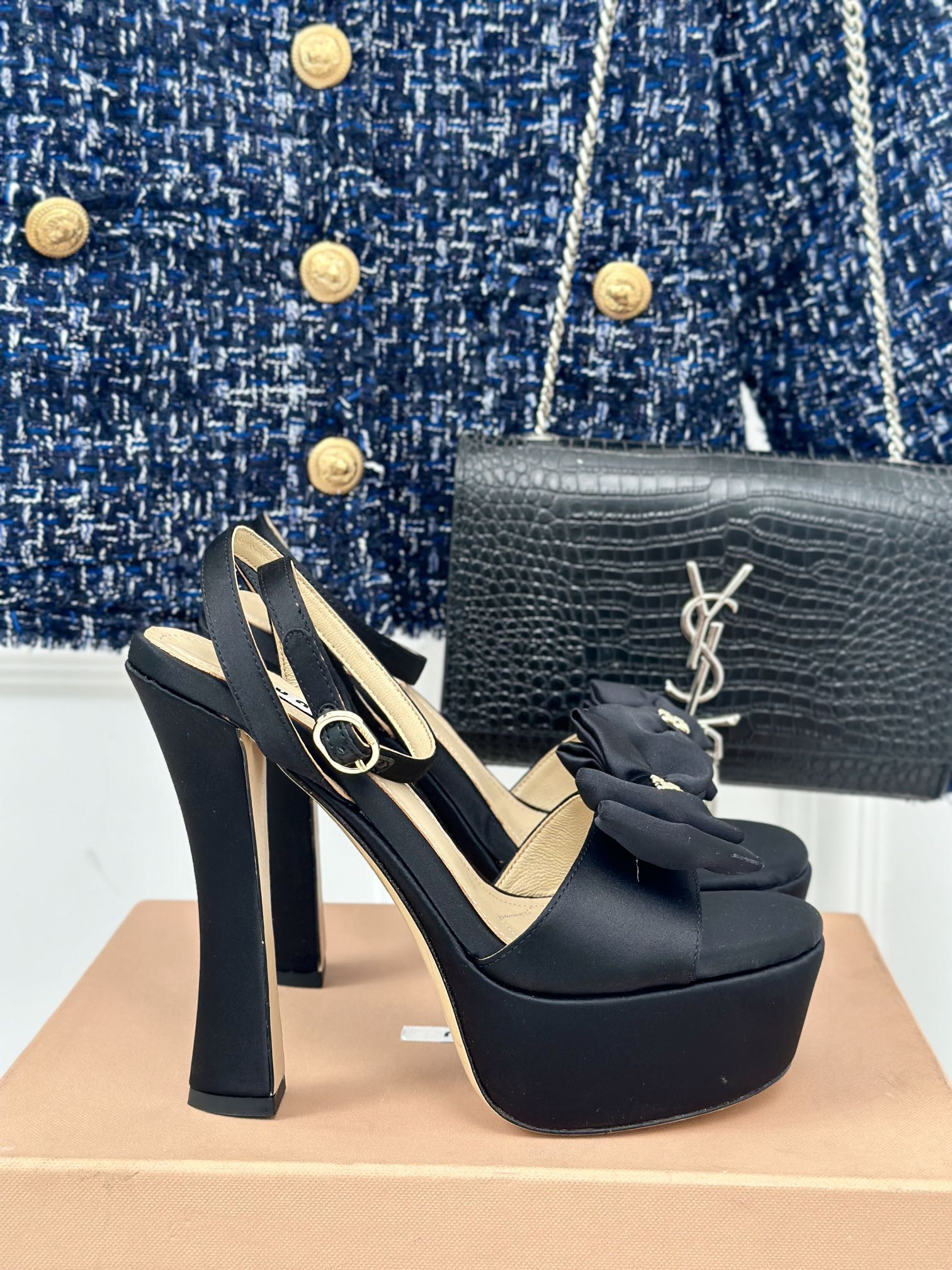 MIU MIU platform sandal