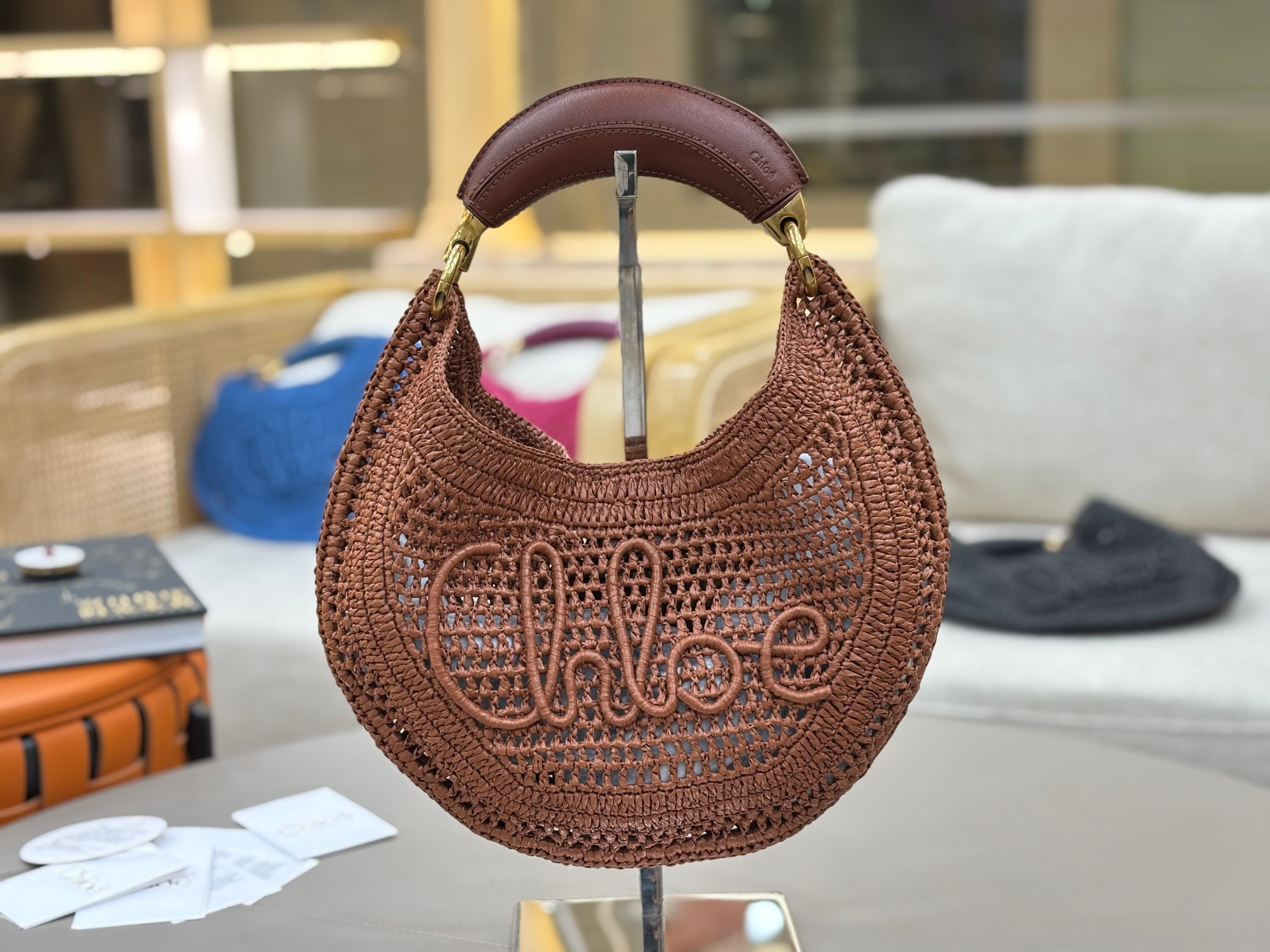 Chloe 25S summer banana hobo bag - 36*21.5*2cm